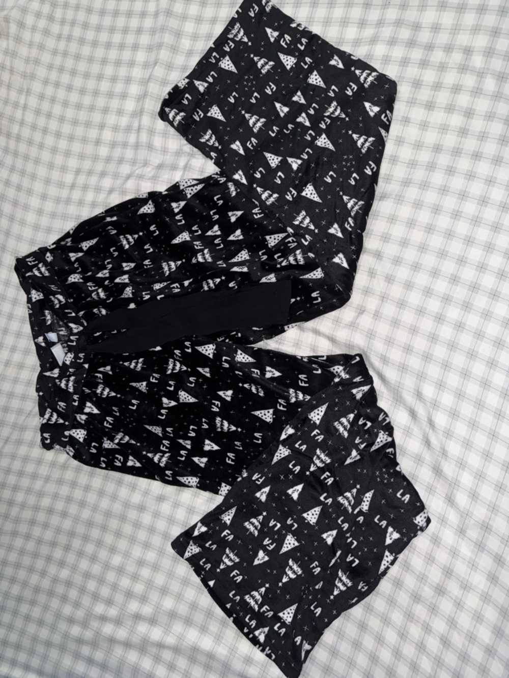 Black Printed Women’s Lounge Pajama Pants - Cozy Everyday Sleepwear